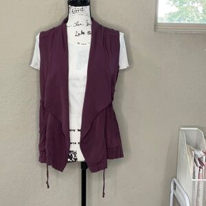 289 - Altar'd State Purple Cardigan Sweater with Adjustable Waist
